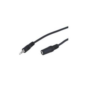 CAVO STEREO JACK 3.5 MM. PROLUNGA SCHEDA AUDIO PER CUFFIE/CASSE MASCHIO/FEMMINA MT. 10