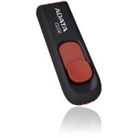 ADATA Classic Series C008 - USB-Flash-Laufwerk - 4 GB - USB 2.0 - Schwarz, Rot