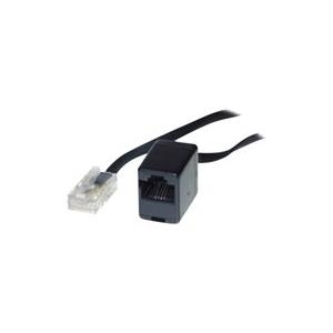 S-Impuls - Telefonverlängerungskabel - RJ-45 (4-PIN) (M) - RJ-45 (4-PIN) (W) - 3 m (TC 70223-8/4)