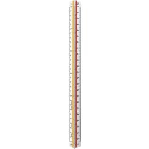 rotring Dreikant-Maßstab Architekt(A) aus Kunststoff, weiß Präzisionsteilung doppelt beziffert, Dimensionsangaben in (S0220481)