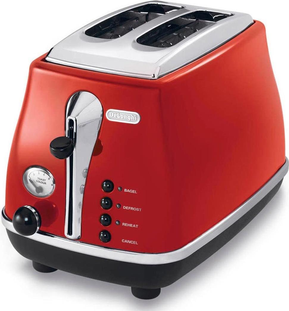 DeLonghi Icona CTO 2003.R Toaster 2 Scheibe(n) Rot 900 W (8004399761001)