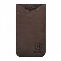 style for mobile Bugatti Skinny Size M - Tasche für Mobiltelefon - Echt Leder - Umbra (07900)