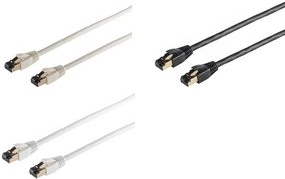 Shiverpeaks Basic -s Patch Cable Cat. 8 F/FTP 10 m Plugne grigie RJ45 - Connettore RJ45 (8P8C) Occupazione EIA/TIA 568B - 1 STE