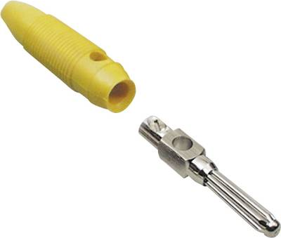 Büschelstecker Stecker gerade Stift-O 4 mm Gelb 100 St. (TC-2519003)