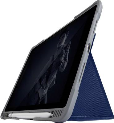 STM Goods iPad Cover / Tasche BookCase Passend für Apple-Modell: iPad Air 10.5, iPad Pro 10.5 Blau (transparent) (STM-222-236JV-03)