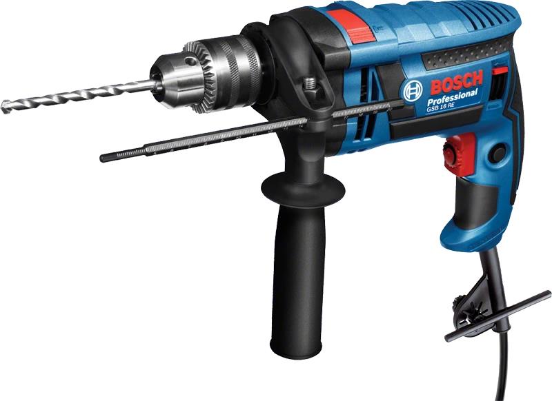 Bosch GSB 16 RE Professional 3250 Giri/min Chiave 1,8 kg Nero, Blu, Rosso