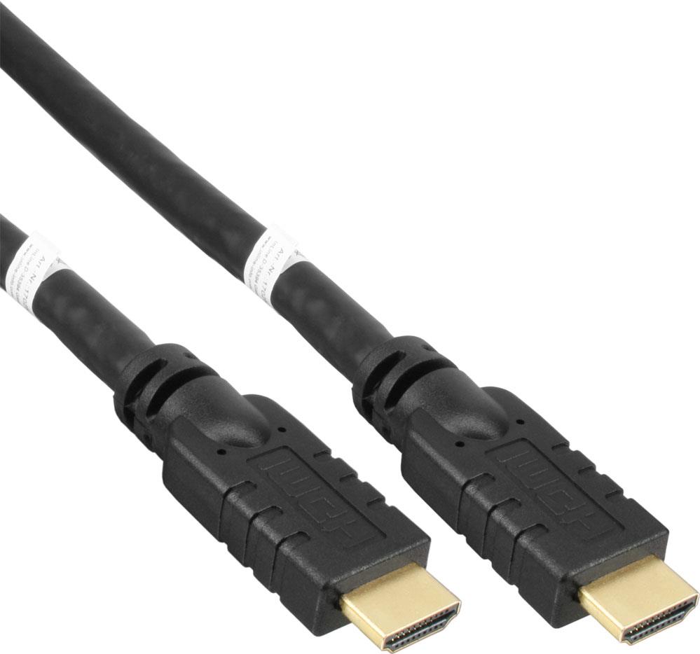 Cavo HDMI ad alta velocitÃ  con Eth. - ST - ST - attivo - nero - oro - 40m