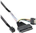 InLine - Speicherkabelkit - U.2 (SFF-8639) (M) bis SATA Leistung, SFF-8643 (M) - 1 m (29620C)