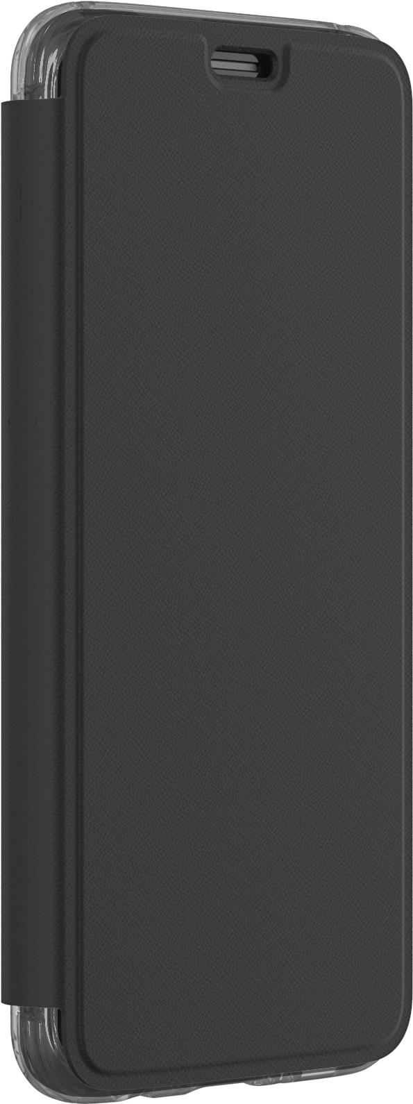 Griffin Survivor Clear Wallet - Flip-Hülle für Mobiltelefon - Polycarbonat, Thermoplastisches Polyurethan (TPU) - Schwarz, klar - für Samsung Galaxy S9 (TA44241)