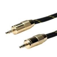 Roline Gold - Audiokabel - Mini-Stecker (M) bis Mini-Stecker (M) - 10 m