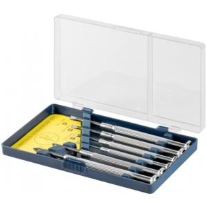 Feinmechaniker-Schraubendrehersatz, 6-teilig 6 Schraubendreher in Klarsichtbox (94917)