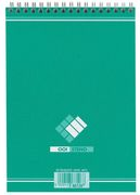 001BLOC Stenoblock, blanko (B)148 x (H)210 mm blanko, 60 g/qm, 50 Blatt - 20 Stück (100102740)