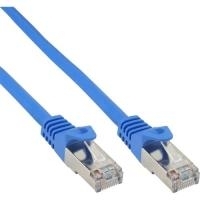 RJ45 SFTP Patchkabel umspritzt, 5,0 m blau, ECOLAN CAT.5E (K5459.5)