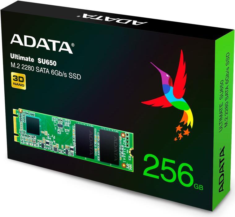 ADATA Ultimate SU650 256 GB M.2 Serial ATA III 3D NAND (Adata Ultimate SU650 [ASU650NS38-256GT-C] 256GB M.2 Sata 2280 3D NAND S