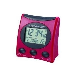 TechnoLine Techno Line WT 221 T - Funkweckuhr - rot/schwarz (05898)
