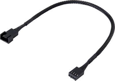 Cavo di collegamento ventola PC Renkforce 1x connettore ventola PC a 4 poli. - 1x presa ventola PC a 4 pin 3000 cm nero Renkfor