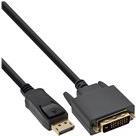 InLine Cavo DisplayPort maschio a DVI-D 241 maschio 10m dorato nero