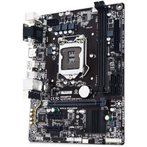 Gigabyte GA-H110M-S2H - 1,0 - Motherboard - Mikro-ATX - LGA1151 Socket - H110 - USB3.0 - DDR4 - Gigabit LAN - Onboard-Grafik (CPU erforderlich) - HD Audio (8-Kanal) (GA-H110M-S2H)