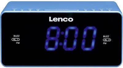 Lenco GmbH Lenco Uhrenradio CR-520 2366029 USB-Ladefunktion blau