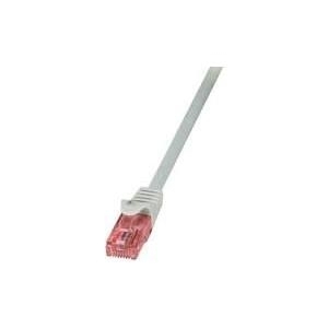 Logilink Patchkabel RJ45 U/UTP Cat6 50.00m grau Primeline (CQ2142U)