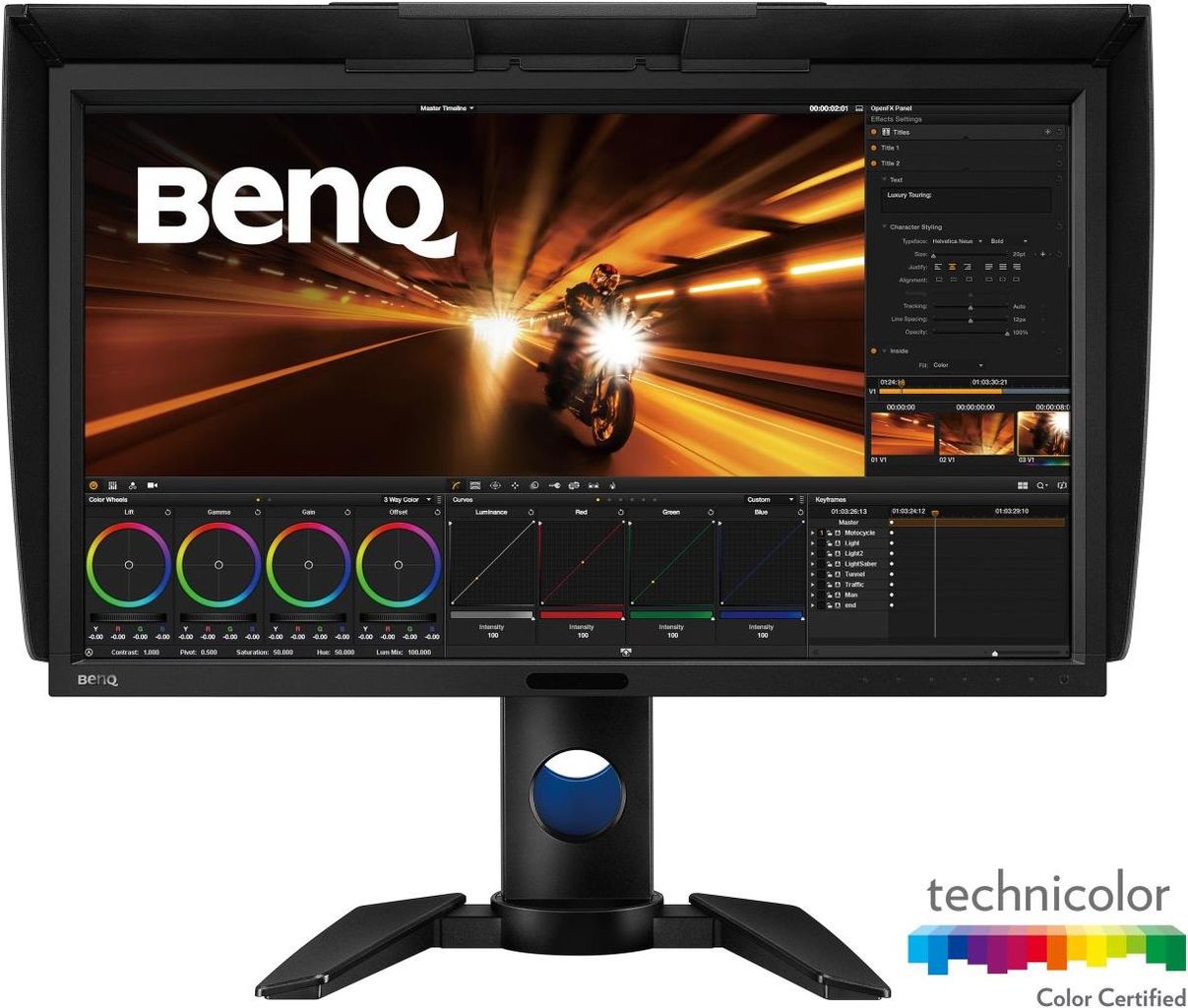 BenQ PV270 - LED-Monitor - 68,6 cm (27) - 2560 x 1440 - IPS - 250 cd/m2 - 1000:1 - 5 ms - HDMI, DVI-D, DisplayPort, Mini DisplayPort - Schwarz (9H.LEJLB.QBE)