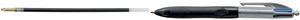 BIC 4 Colours Grip Pro. Typ: Clip-on retractable ballpoint pen, Schreibfarben: Schwarz, Blau, Grün, Rot, Produktfarbe: Schwarz, Grau. Menge pro Packung: 12 Stück(e) (8922931)