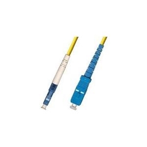MicroConnect - Netzwerkkabel - SC/UPC Einzelmodus (M) bis LC/UPC Einzelmodus (M) - 3 m - Glasfaser - 9/125 Mikrometer - OS1/OS2 - halogenfrei - Gelb