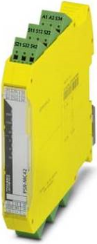 Phoenix Contact Sicherheitsrelais PSR-MC42-2NO-1DO-24DC-SP Betriebsspannung: 24 V/DC (B x H x T) 17.5 x 116.6 x 114.5 mm 1 St. (2702902)