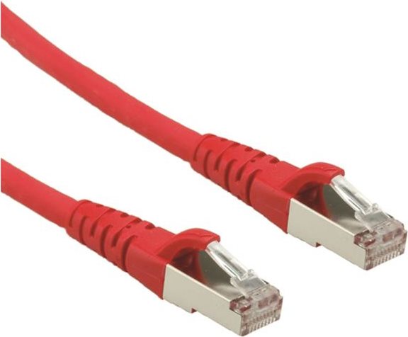 ROLINE CAT.6a S/FTP cavo di rete Rosso 7 m Cat6a S/FTP [S-STP] (Roline CAT6A S/FTP CU LSZH Ethernet Cable Red 7.5m)