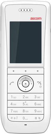 Ascom d63 Messenger, White cordless DECT, display colori, Bluetooth, messaggistica