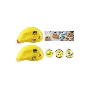 UHU Kleberoller Dry & Clean Roller, permanent Bandlänge: (B)6,5 mm x (L)8,5 m, mit integrierter Schutz - 1 Stück (50465)