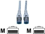 TE Connectivity AMP - Patch-Kabel - RJ-45 (M) bis RJ-45 (M) - 50 m - SFTP - CAT 6 - halogenfrei - weiß (5-1711731-0)