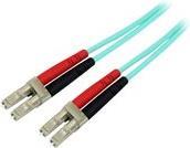 StarTech.com 7m OM3 LC to LC Multimode Duplex Fiber Optic Patch Cable - Patch-Kabel - LC Multi-Mode (M) bis LC Multi-Mode (M) - 7 m - Glasfaser - 50/125 Mikrometer - OM3 - halogenfrei - Aquamarin