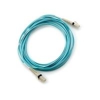 Hewlett-Packard HP - Netzwerkkabel - LC Multi-Mode (M) - LC Multi-Mode (M) - 5,0m - Glasfaser - 50/125 Mikrometer - OM3 - für HP 1810, 2530, 2920, 5406, 5500, 7506, SN8000B 32, Modular Smart Array 1040, 2040, 2040 10 (AJ836A)