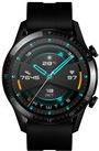 Huawei Watch GT 2 - Sport - 46 mm - schwarzes Edelstahl - intelligente Uhr mit Riemen - Flouroelastomer - mattschwarz - Bandgröße 140-210 mm - Anzeige 3.5 cm (1.39) - Bluetooth - 41 g