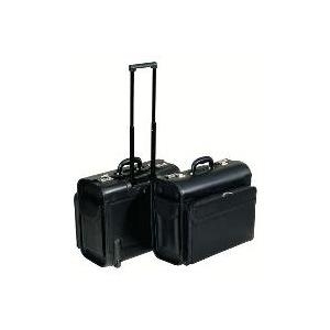 Alassio Pilotenkoffer SAN REMO, Lederimitat, schwarz (45030)