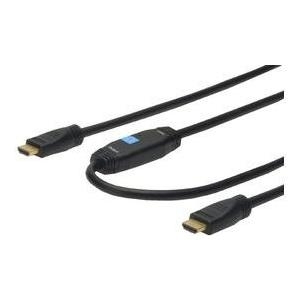 Digitus - Video- / Audiokabel - HDMI - 26 AWG - HDMI, 19-polig (M) - HDMI, 19-polig (M) - 30,0m - Doppelisolierung - Schwarz (AK-330105-300-S)