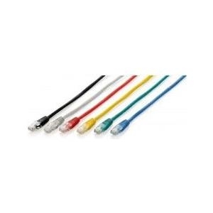 Equip Life - Patch-Kabel - RJ-45 (M) - RJ-45 (M) - 1,0m - UTP - CAT 6 - gepresst, verseilt - Schwarz (625450)