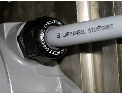 LappKabel Kabelverschraubung M20 Polyamid Schwarz (RAL 9005) SKINTOP KR-M 20X1,5 ATEX plus BK 1 St. (54115225)