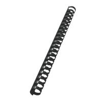 Esselte Leitz - Bindekamm aus Kunststoff - 21 Ringe - A4 (210 x 297 mm) - 180 Blätter - Schwarz - für Leitz comBIND 300, comBIND 500, comBIND 500e (10976)
