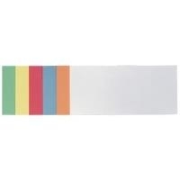FRANKEN Moderationskarte, Rechteck, 545 x 95 mm, sortiert in den Farben: weiß, hellblau, rot, gelb, orange und grün (UMZ 4510 99)