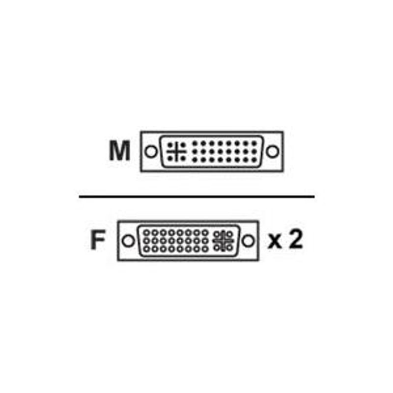 zu DVI-I 24+5 Schwarz max 24+1 DVI-D 30Hz ASSMANN DVI Grafik Adapter 2560 x 1600 Pixel Stecker zu Buchse