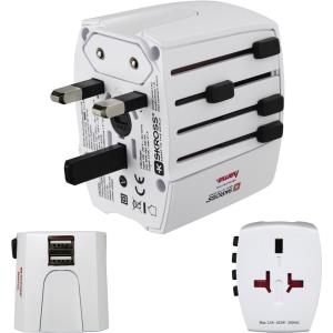 Hama 00128226 Universal Universal Weiß Netzstecker-Adapter (00128226)