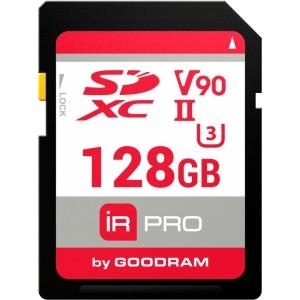 GOODRAM IRDM PRO - Flash-Speicherkarte - 128 GB - Video Class V90 / UHS-II U3 - SDXC UHS-II