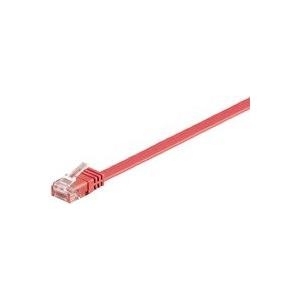 Microconnect V-UTP60025R-FLAT 0.25m Cat6 U/UTP (UTP) Rot Netzwerkkabel (V-UTP60025R-FLAT)
