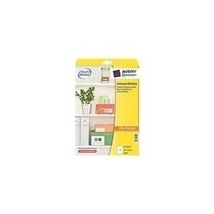 Avery Zweckform Universal - Etiketten - weiß - A4 (210 x 297 mm) - 10 Etikett(en) (10 Bogen x 10) - (6125)