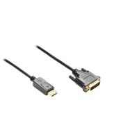 Good Connections - Anschlusskabel - Display Port (M) - DVI-I 24+1 (M) - 5 m - schwarz (DP-DVI5)