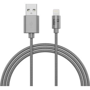 BeHello BEHCBL00017 1m USB A Lightning Silber USB Kabel (BEHCBL00017)