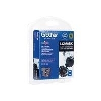 Brother LC980BKBP - Schwarz - Original - Blisterverpackung - Tintenpatrone - für Brother DCP-145, 163, 165, 195, 365, 373, 375, 377, MFC-250, 255, 290, 295, 297