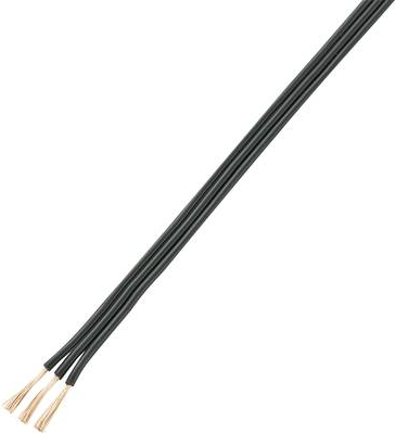 TRU COMPONENTS 1566990 Litze 3 x 0.75 mm² Schwarz 10 m (1566990)
